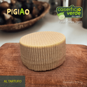 PIGIAO “AL TARTUFO” 250g/500g/1kg – ALTERNATIVA VEGETALE SEMISTAGIONATO – CASEIFICIO VERDE